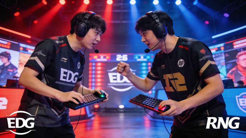EDG defeats RNG in a Tactical LPL Statement Win